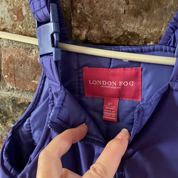 💜London Fog Toddler Snow Bib- 3T💜 - Picture 2 of 7